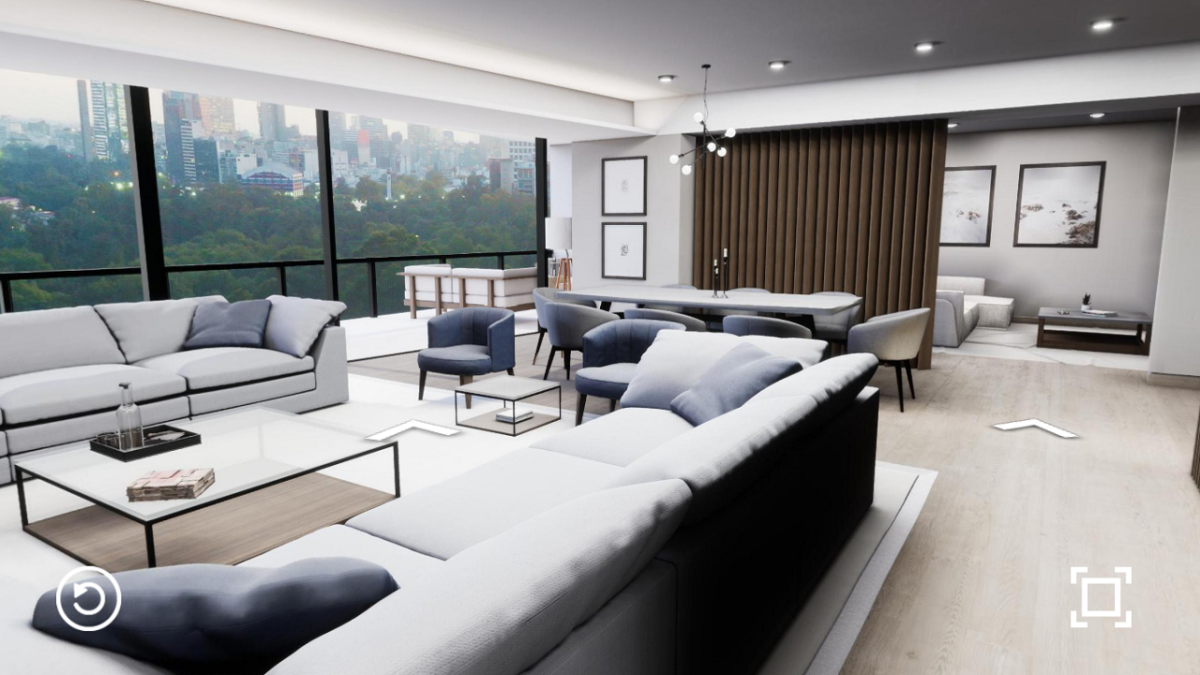 Recorrido render Ruben Dario